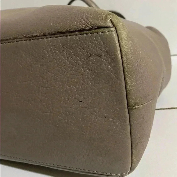 Coach vintage gray leather satchel handbag - Picture 6 of 14